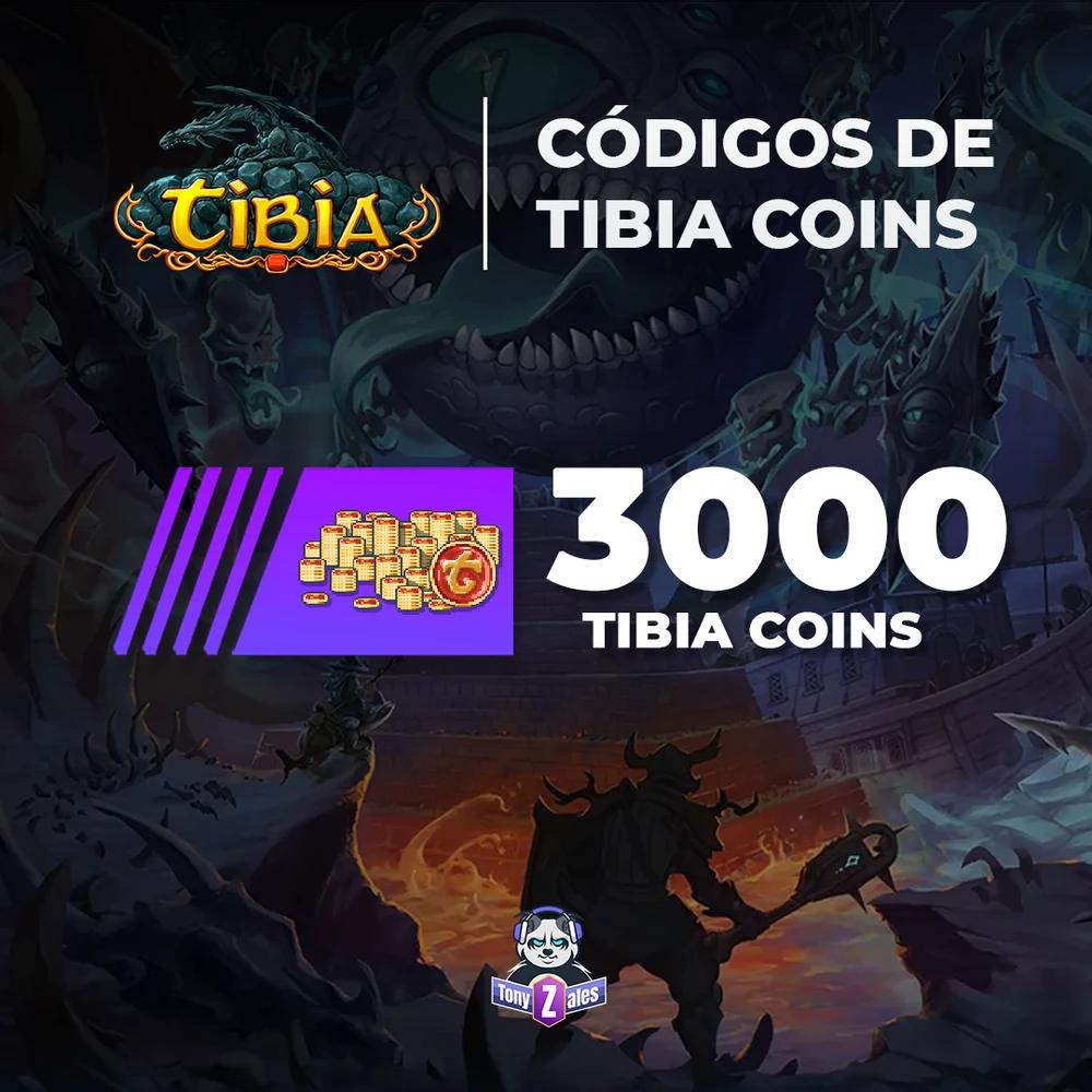 Oficial Game Code - 3000 Tibia Coins