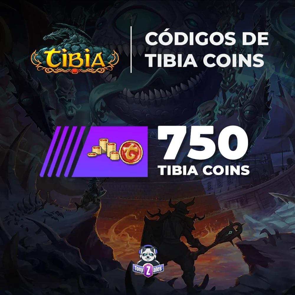 Oficial Game Code - 750 Tibia Coins
